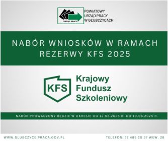 Zdjęcie artykułu Nabór wniosków o przyznanie środków z rezerwy Krajowego Funduszu Szkoleniowego 2025