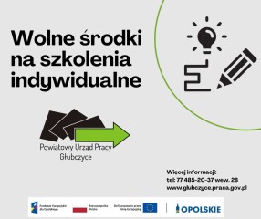 Zdjęcie artykułu Wolne środki na szkolenia indywidualne!